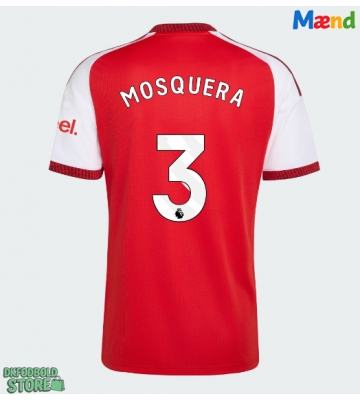 Arsenal Cristhian Mosquera #3 Replika Hjemmebanetrøje 2026-27 Kortærmet